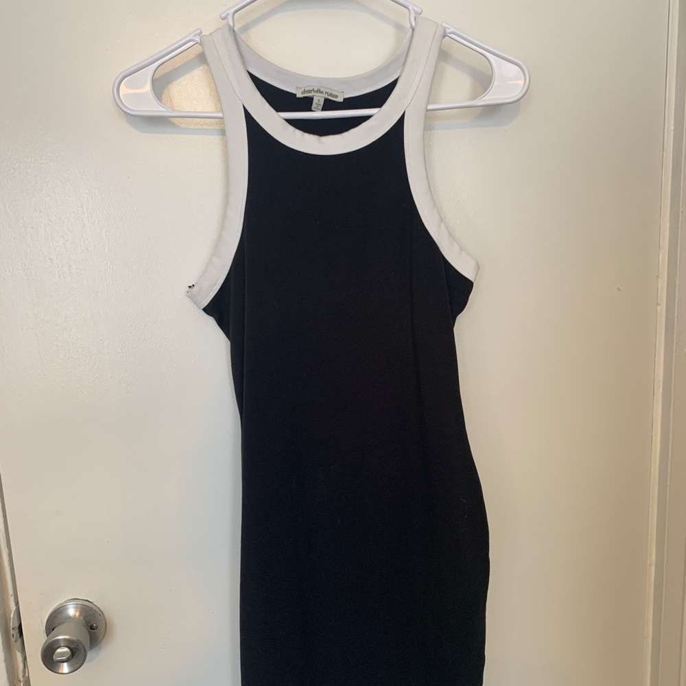 Black Charlotte Russe body con dress